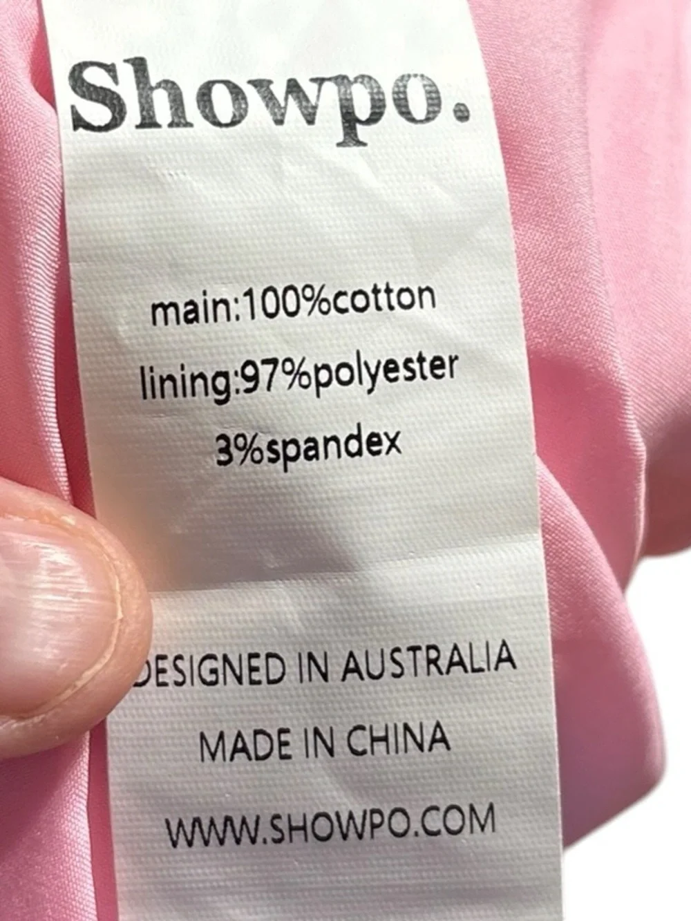 Showpo. Kiky Light Pink Fitted Cropped Tank Bralette Zips US 10 NWT TOP ONLY